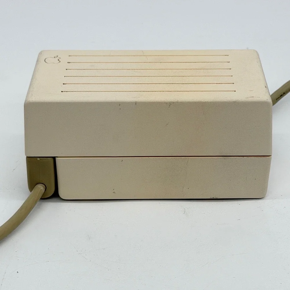 Vintage Apple Power Supply IIc A2M4017 15V 1.2A 18W 7-Pin DIN Adapter Good Cond